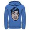 Men's Superman Classic Clark Kent Portrait  Adult Pull Over Hoodie