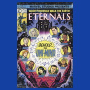 Men's Marvel Eternals Retro Comic Book Cover  Adult T-Shirt