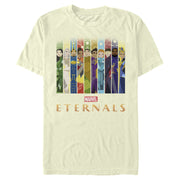 Men's Marvel Eternals Animated Vertical Boxes Poster  Adult T-Shirt