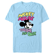 Men's Mickey & Friends The One and Only Sketch  Adult T-Shirt