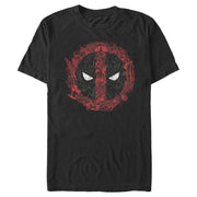 Men's Marvel Deadpool Cartoon Icon Logo  Adult T-Shirt