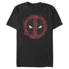 Men's Marvel Deadpool Cartoon Icon Logo  Adult T-Shirt