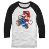 Men's Nintendo Jumping Mario  Adult Baseball Tee