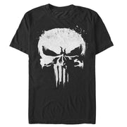 Men's Marvel Punisher Streaked Skull Symbol  Adult T-Shirt