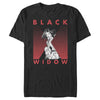 Men's Marvel Black Widow Gradient Pose  Adult T-Shirt