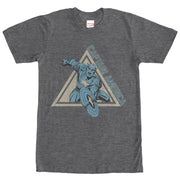 Men's Marvel Triangle Captain America  Adult T-Shirt