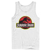 Men's Jurassic Park T Rex Logo  Adult Tank Top