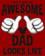 Men's Mickey & Friends This is What an Awesome Dad Looks Like  Adult T-Shirt