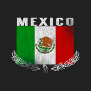 Men's Lost Gods Distressed Mexican Flag  Adult T-Shirt