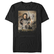 Men's The Lord of the Rings Return of the King Movie Poster  Adult T-Shirt