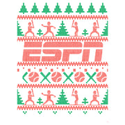 Men's ESPN Baseball Christmas Sweater  Adult T-Shirt