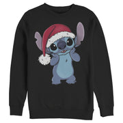 Men's Lilo & Stitch Santa Surprise  Adult Sweatshirt