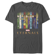 Men's Marvel Eternals Animated Vertical Boxes Poster  Adult T-Shirt