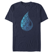 Men's Magic: The Gathering Blue Mana Decorative Water Symbol  Adult T-Shirt