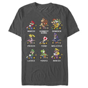 Men's Nintendo Mario Kart Cast  Adult T-Shirt