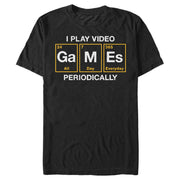 Men's Lost Gods Periodic Table Video Games  Adult T-Shirt