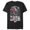 Men's Marvel The Falcon and the Winter Soldier Action Logo  Adult T-Shirt