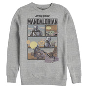 Men's Star Wars: The Mandalorian Rescue The Child  Adult Sweatshirt