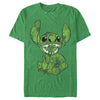 Men's Lilo & Stitch Four-Leaf Clover Fill  Adult T-Shirt