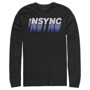 Men's NSYNC Retro Fade  Adult Long Sleeve Shirt