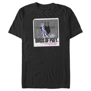 Men's Birds of Prey Harley Quinn Shattered Polaroid  Adult T-Shirt