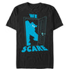 Men's Monsters Inc Sulley Scares Doorway  Adult T-Shirt