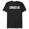 Men's Creed III Movie Logo White  Adult T-Shirt