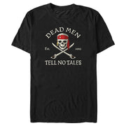 Men's Pirates of the Caribbean: Curse of the Black Pearl Dead Men Tell No Tales  Adult T-Shirt