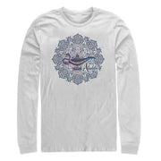 Men's Aladdin Magical Lamp Mandala Symbol  Adult Long Sleeve Shirt