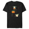 Men's Star Wars: The Mandalorian Halloween Grogu Trick or Treat  Adult T-Shirt