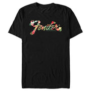 Men's Fender Tropical Floral Logo  Adult T-Shirt