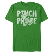 Men's Looney Tunes St. Patrick's Day Marvin the Martian Pinch Proof  Adult T-Shirt