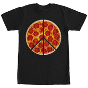 Men's Lost Gods Peace Pizza Pie  Adult T-Shirt