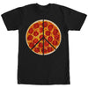 Men's Lost Gods Peace Pizza Pie  Adult T-Shirt