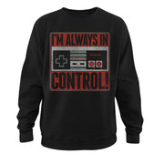 Men's Nintendo Always in Control  Adult Sweatshirt