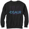 Women's CHIN UP Fine-osaur Dinosaur  Adult Sweatshirt