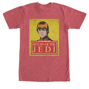 Men's Star Wars Luke Skywalker Trading Card  Adult T-Shirt