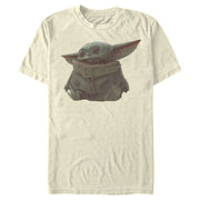 Men's Star Wars: The Mandalorian The Child Portrait  Adult T-Shirt