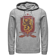 Men's Harry Potter Gryffindor House Shield  Adult Pull Over Hoodie