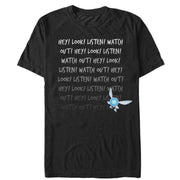 Men's Nintendo Legend of Zelda Navi Hey Listen  Adult T-Shirt