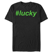 Men's Lost Gods Hashtag Lucky  Adult T-Shirt