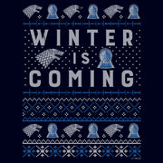 Men's Game of Thrones Christmas Winter is Coming Sweater  Adult T-Shirt