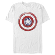 Men's Marvel The Falcon and the Winter Soldier Paint Shield  Adult T-Shirt