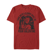 Men's Star Trek: The Original Series Spock Always Shall Be Valentine  Adult T-Shirt