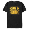 Men's Black Adam Golden Logo  Adult T-Shirt