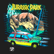 Men's Jurassic Park Car Chase Scene  Adult T-Shirt