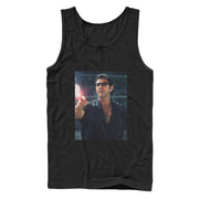 Men's Jurassic Park Dr. Malcolm Flare Distraction  Adult Tank Top