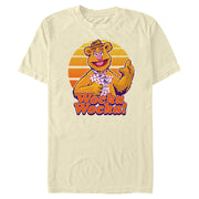 Men's The Muppets Fozzie Retro Bear  Adult T-Shirt