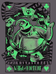 Men's The Nightmare Before Christmas Oogie Boogie Wheel of Fortune  Adult T-Shirt