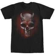 Men's Lost Gods Halloween Horned Skull  Adult T-Shirt